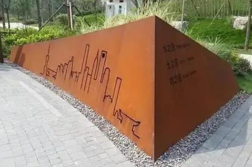 龙文耐候钢挡土墙